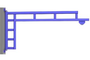 Upscaled Wall Bracket Jib Crane 2